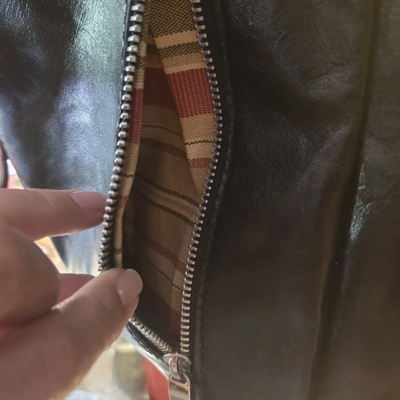 Floto Black Leather Tavoli Style NWT - Picture 4 of 11